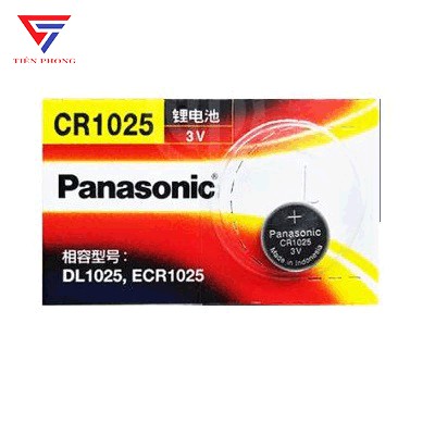 Pin cúc áo CR1025 Panasonic chính hãng Lithium 3V - 1 viên