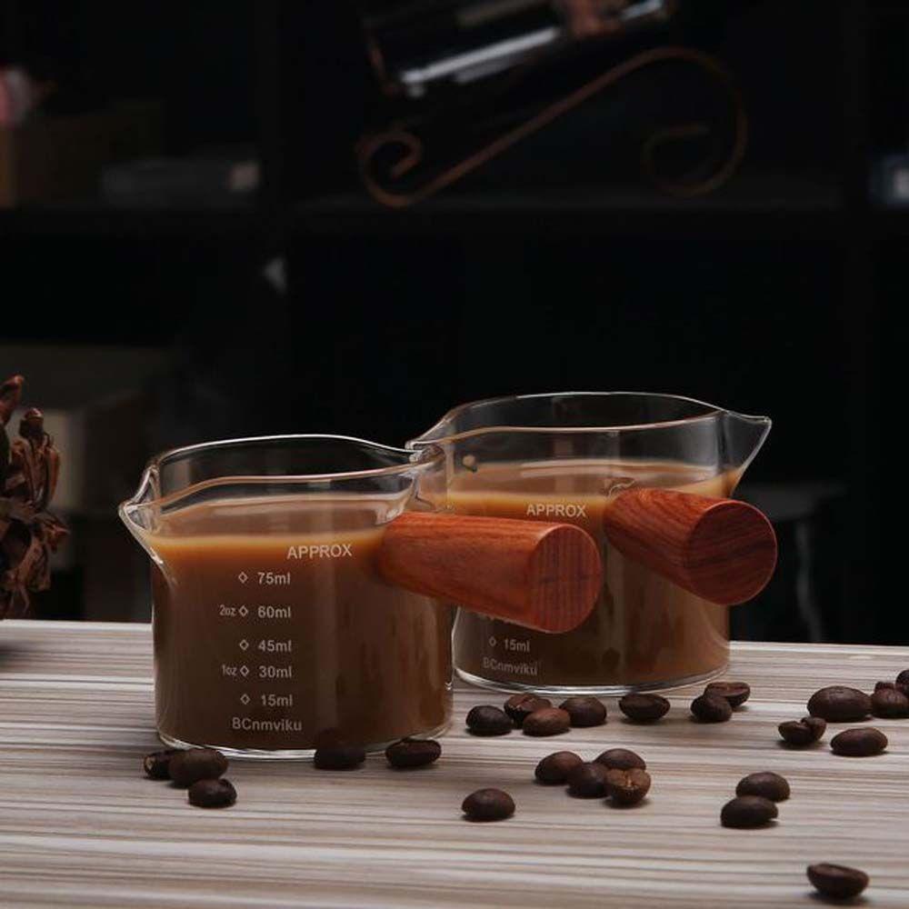 AUGUSTINA Cốc Thủy Tinh Uống Cà Phê Sữa Cà Phê Espresso Hai Đầu Chịu Nhiệt