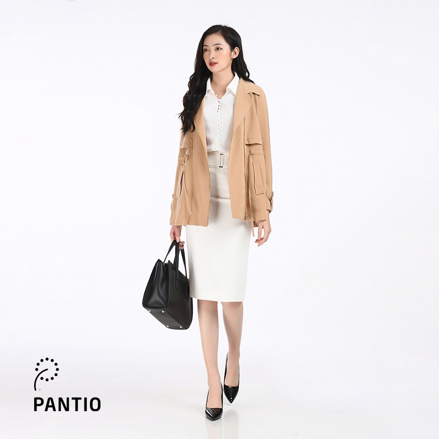 Áo vest nữ trơn kéo khoá FAV9847 - PANTIO