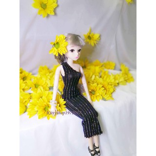 Váy dài lệch vai- Búp bê khớp 30cm