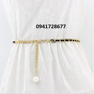 Thắt lưng nữ dây nịt  nữ thiết kế dây rít cho váy