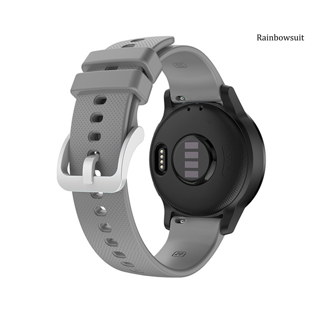 Dây Đeo Silicon Mềm Thay Thế Cho Đồng Hồ Garmin Venu SQ/Venu/Vivo Active 3 4/Forerunner 245 20mm/22mm