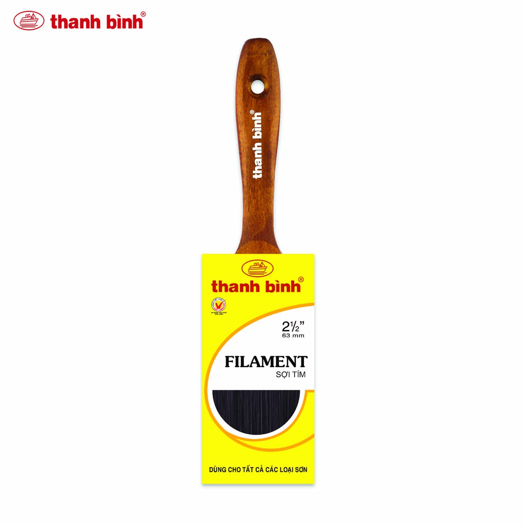 Cọ Filament cán gỗ sợi tím Thanh Bình
