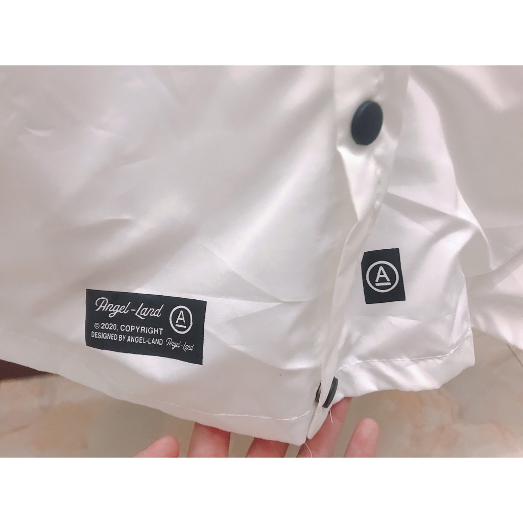 Áo Khoác Dù Chống Dành Cho Nam Nữ LOKI SHOP Có 2 Màu Jacket Form Rộng In Hình Angle Land Đôi Unisex | BigBuy360 - bigbuy360.vn