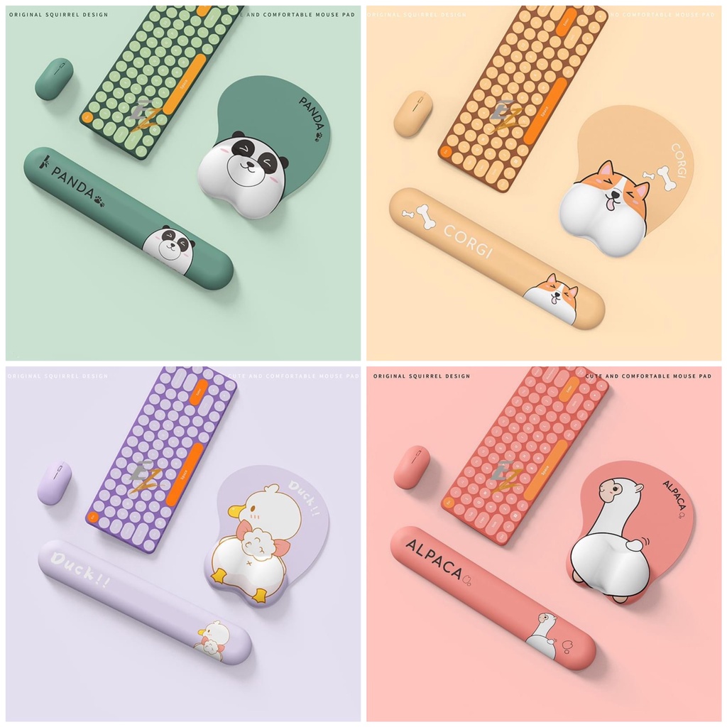 Miếng Kê Tay Bàn Phím Dễ Thương | Gearbros