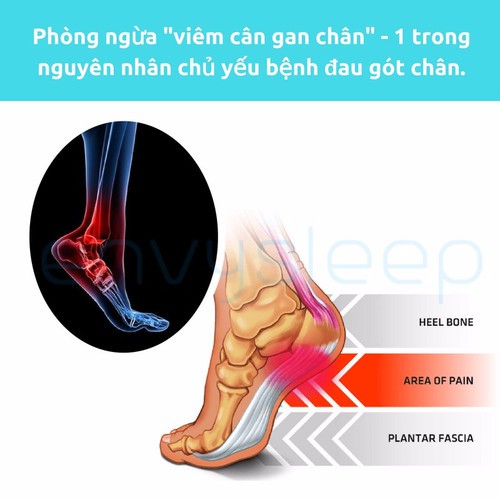 Sức Khỏe 💖FREESHIP💖 Vớ bọc gót chân silicone chống nứt nẻ chống bong tróc da và giúp làm hồng gót sen