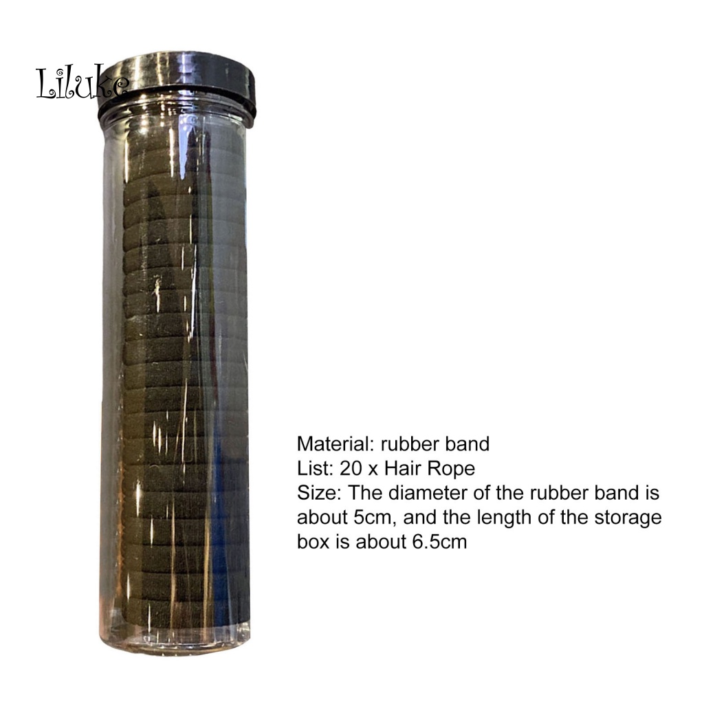 Dây Buộc Tóc Co Giãn Màu Trơn Đơn Giản Cho Nữ