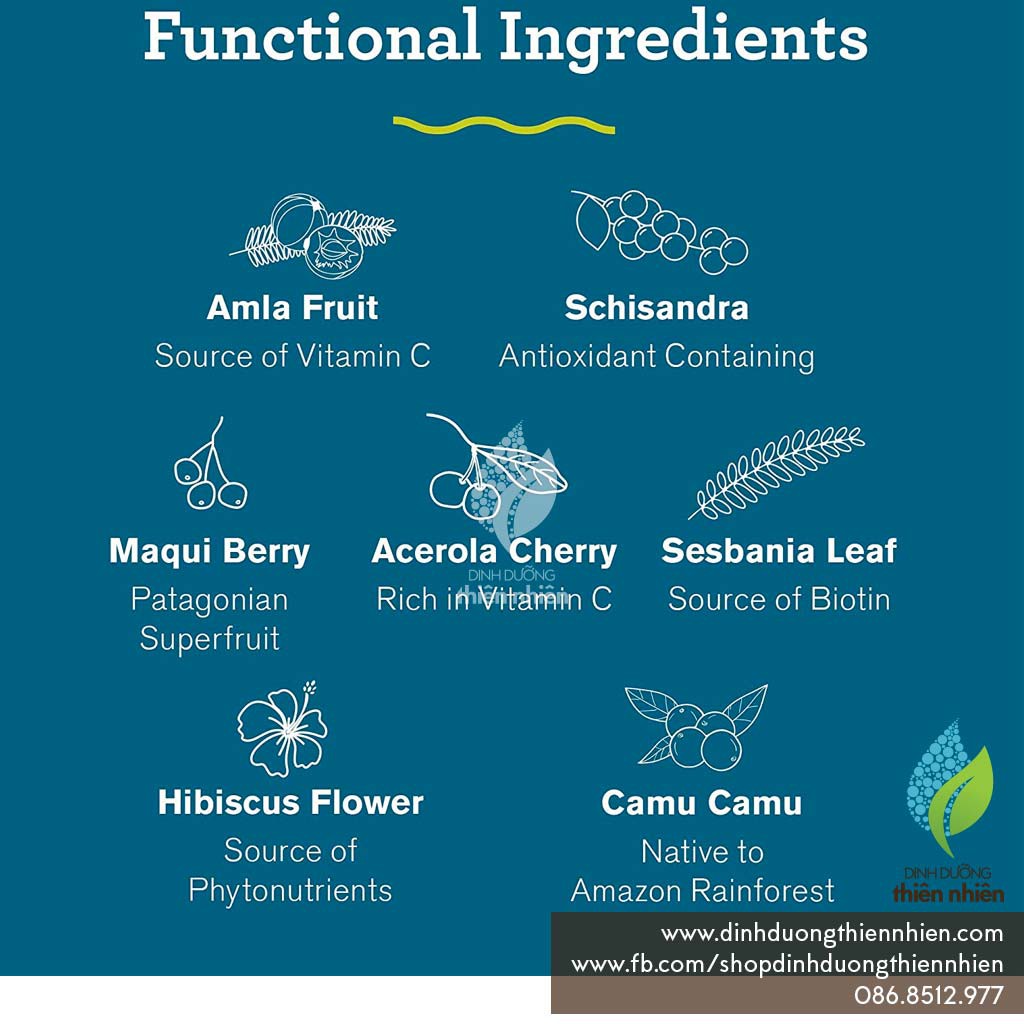 Hỗn Hợp Bột Uống Rau Củ Quả Hữu Cơ, Amazing Grass Vegan Collagen Booster, Giúp Cải Thiện Da Móng Tóc, 150g