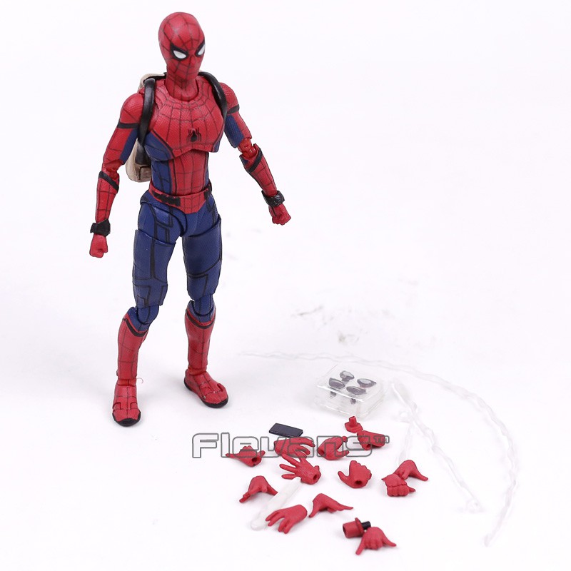 MÔ HÌNH NHÂN VẬT FIGURE SHF SPIDER MAN STARK SUIT BL