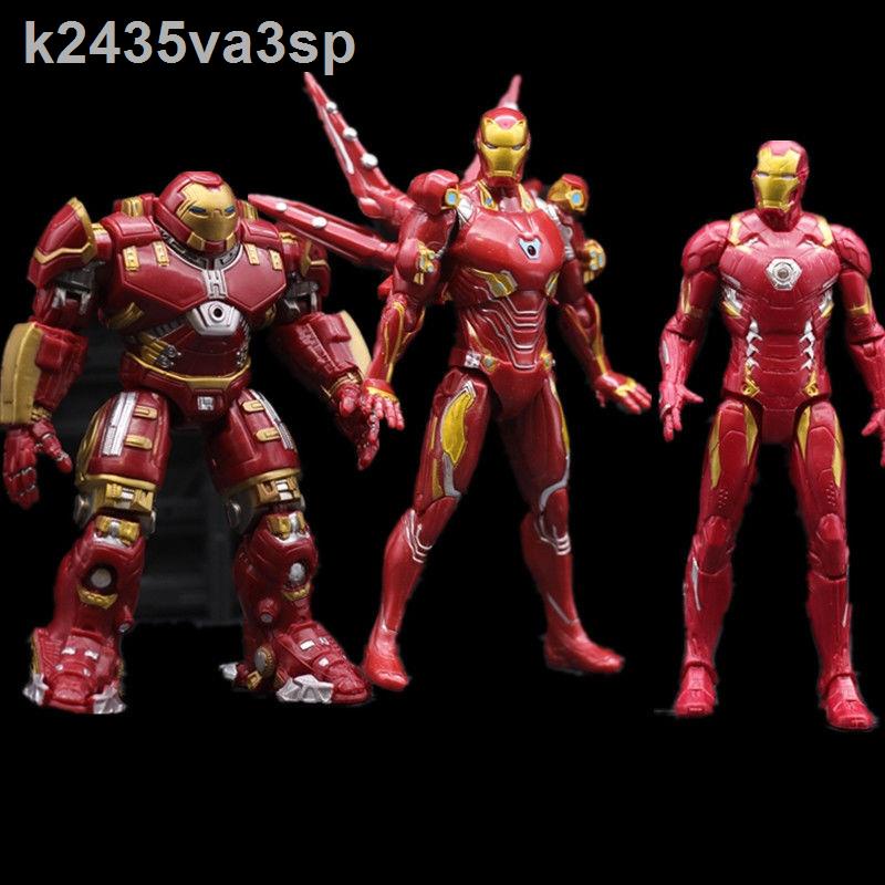 Avengers 4 Iron Man MK46 War Machine Hình nhân đồ chơi 7 inch Người nhện Spiderman Hulk
