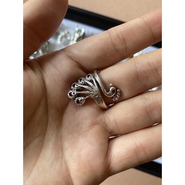 Nhẫn công kim loại  freesize si nhật