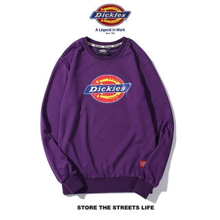 Áo Sweater Cotton In Logo Dickies Kiểu Nhật Bản Cá Tính