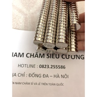 Nam châm viên 15x5mm loại đất hiếm