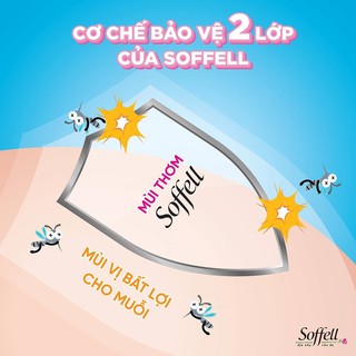 Xịt Chống Muỗi Soffell 80ml (Hương Hoa - Hương Cam)