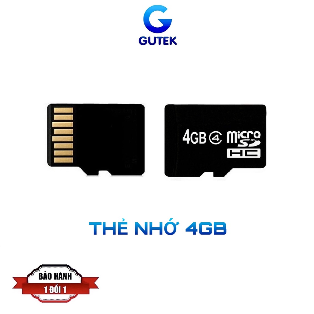 Thẻ Nhớ 4gb Micro SD Tốc Độ Cao Dùng Lưu Trữ Nhạc, Hình Ảnh, Video Clip, Kết Nối Được Với Loa Bluetooth, Mic bluetooth..