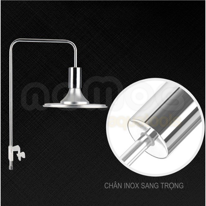 Đèn LED Dĩa - LED Kẹp Xinma  - Ánh Sáng Trắng và RGB | Đèn Cho Hồ Thuỷ Sinh, Bán Cạn