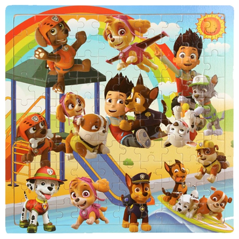 Ghép hình gỗ puzzle 100 miếng cho bé