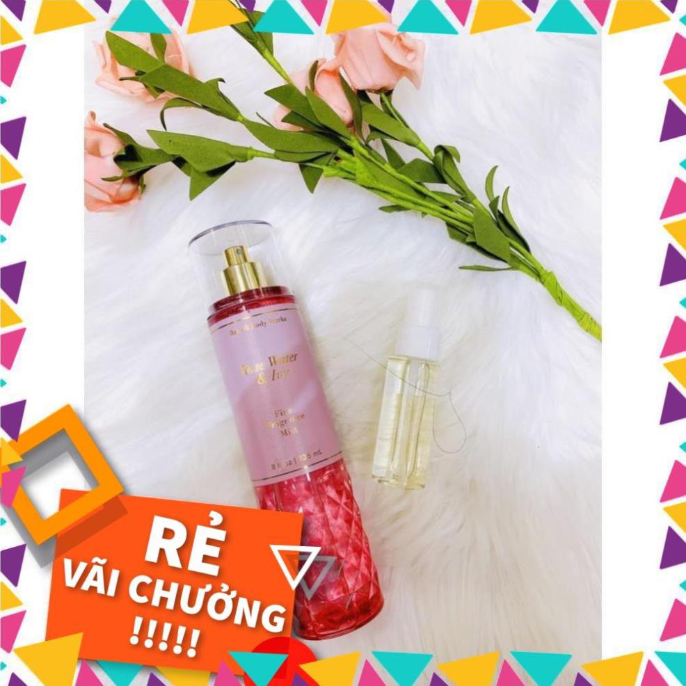 Nước hoa xịt toàn thân BBW Bath & Body works Rose Water & Ivy