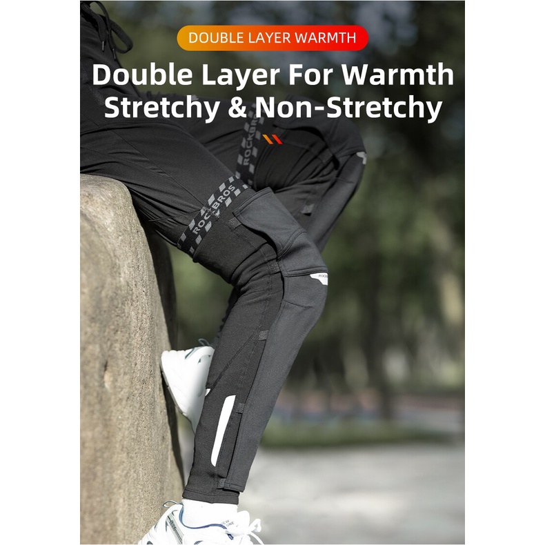 Rockbros Quần Legging Giữ Ấm Bảo Vệ Cánh Tay Chân Khi Chơi Thể Thao