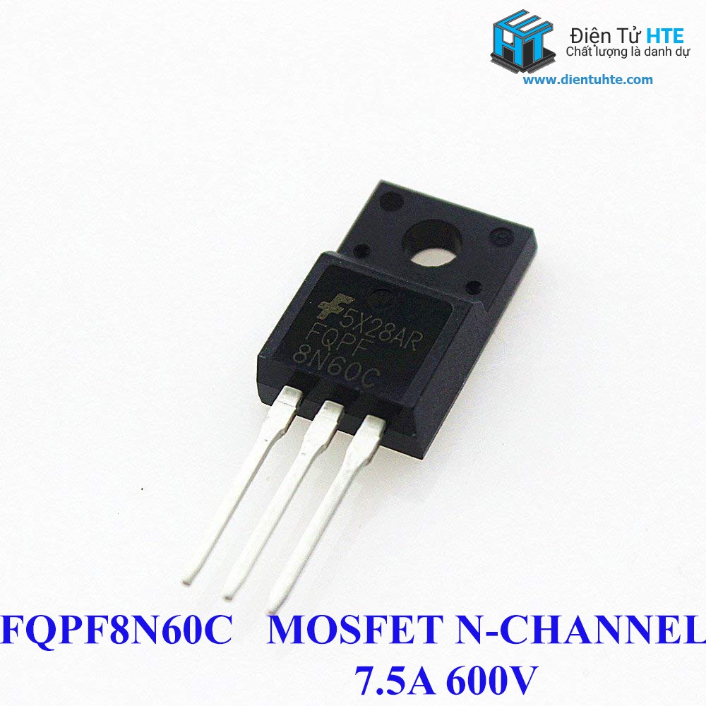 4 MOSFET 8N60C FQPF8N60C TO-220 7.5A 600V Kênh N