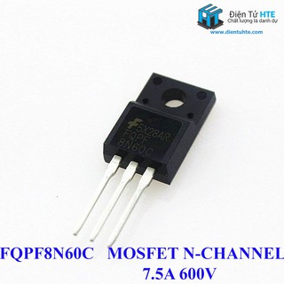 [COMBO] 4 MOSFET 8N60C FQPF8N60C TO-220 7.5A 600V Kênh N [HTE Quy Nhơn CN2]