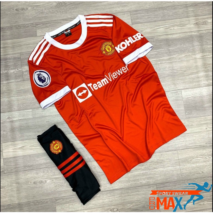 Áo Đá Banh CLB Manchester United Just Play Đồ Mu ( Đỏ Và Trắng ) Mẫu Mới
