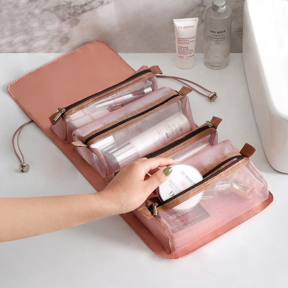 Túi đựng mỹ phẩm ONUOBAO 4 trong 1 chống nước tiện lợi tùy chọn màu sắc