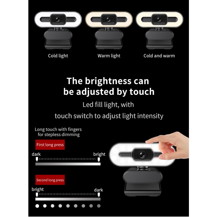 Webcam USB ebcam 1080P Full HD kèm mic cho máy tính Laptop Mac | BigBuy360 - bigbuy360.vn