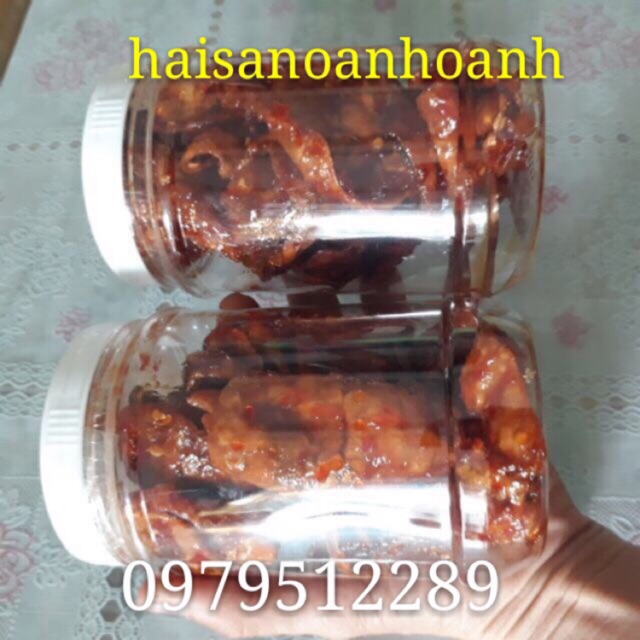 10 hũ mực rim me/sate nguyên con ngon tuyệt