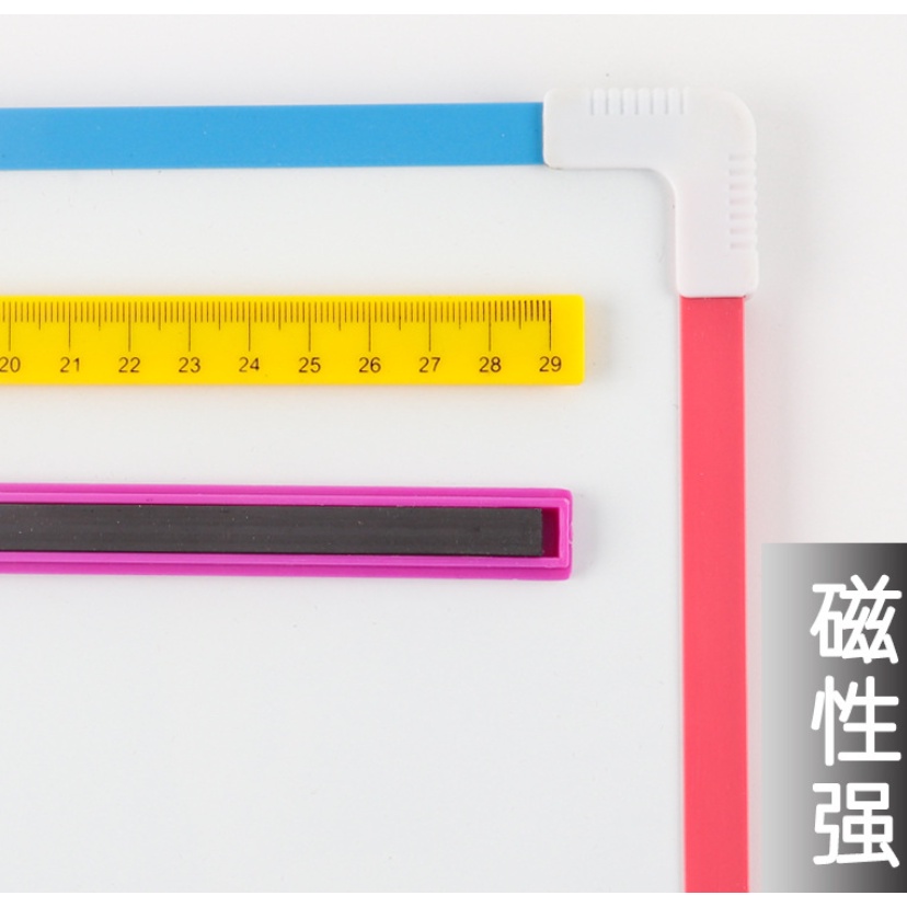 Thước nam châm dán bảng từ, tủ lạnh - Thước hít dính bảng văn phòng phẩm