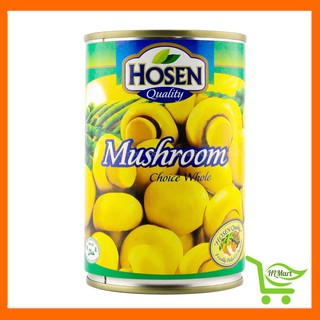 Nấm Mỡ Nguyên Cái Hosen 💚Freeship💚 Nấm mỡ đóng hộp Hosen 425 G
