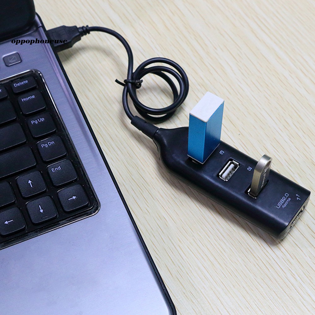 Bộ chia 4 cổng USB 2.0 tốc độ cao dành cho máy tính/laptop chất lượng cao