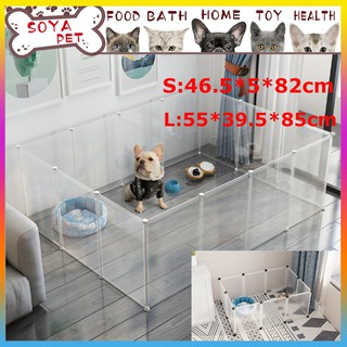 Chuồng Quây Chó Mèo Lắp Ghép.hàng Rào Chó .hàng Rào Thú Cưng Trong Nhà Nhà Của Thú Cưng Tự Làm Tại 6Pc Pet Fence Dog