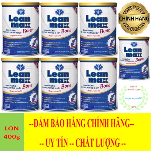 Sữa Leanmax Bone ( Đủ loại: 850g và 400g ) Dinh Dưỡng Phục Hồi Xương Khớp - Date Luôn Mới