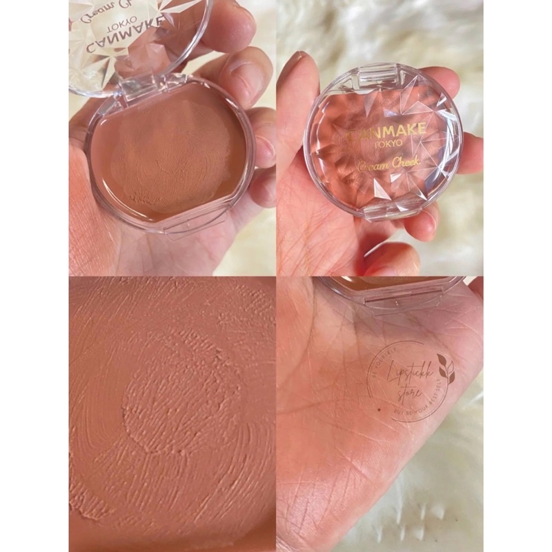 Má hồng dạng kem Canmake Cream Cheek 16 19 21 P05 Nhật Bản