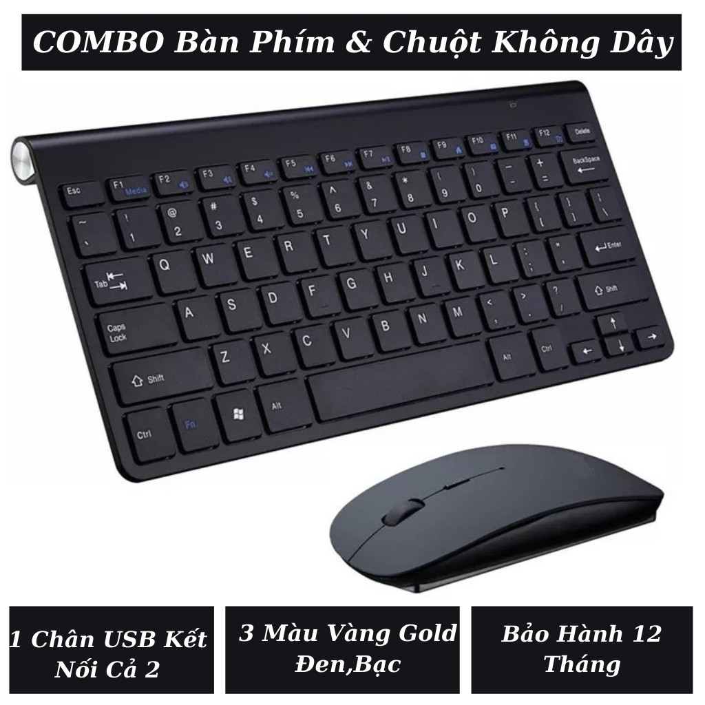 [COMBO]Bàn Phím Không Dây Và Chuột Không Dây KB205 Tương Thích Đa Thiết Bị Laptop,Máy Để Bàn,Smart TV