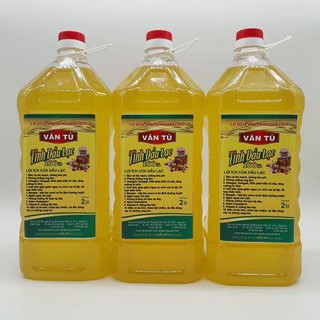 2lit DẦU LẠC SEN NGHỆ AN (Dầu đậu phộng) - Dầu thô, ép lạnh, nguyên chất, không tinh luyện