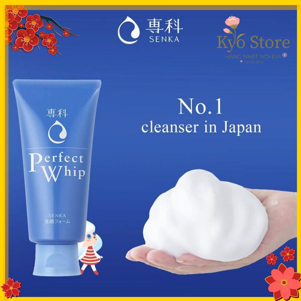 [SIÊU SALE]🌺🌺 Sữa rửa mặt Perfect Whip xanh Shiseido 🌺