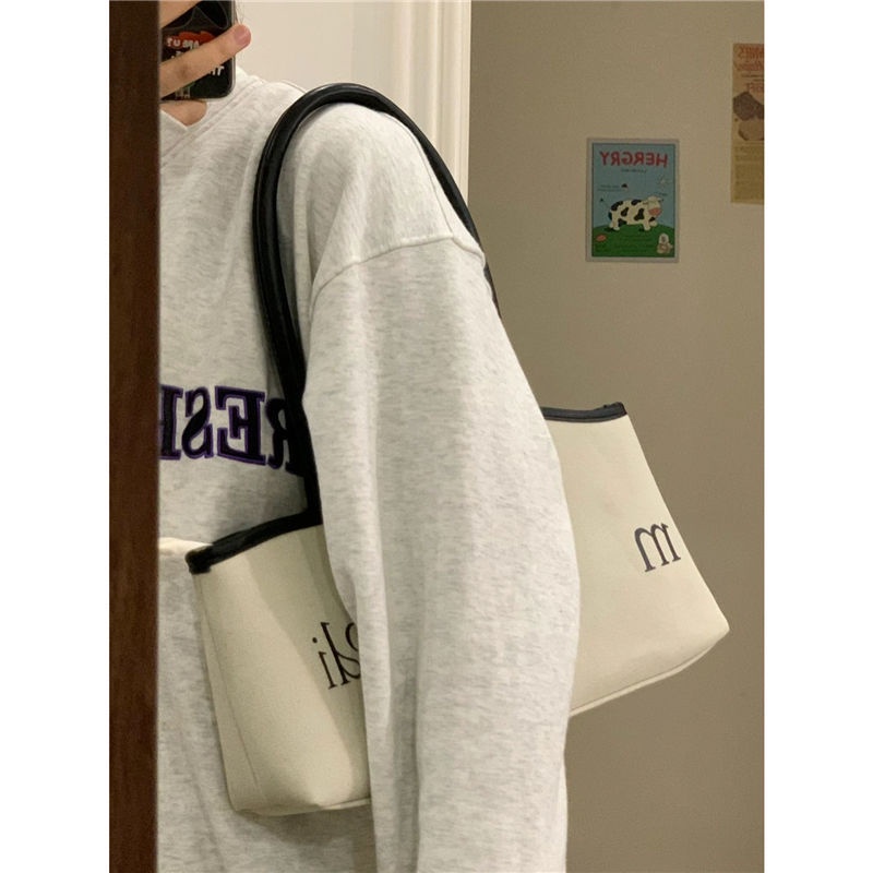 Túi Xách tote canvas Cỡ Lớn 2022 Thời Trang Hàn Quốc