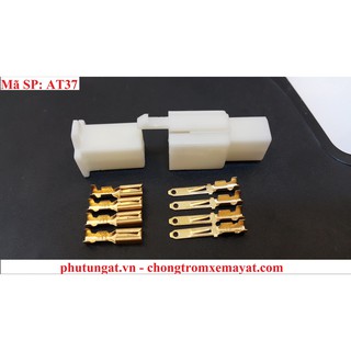 Bộ Giắc Nhựa 4 Lỗ 4P-2.8 - AT37 ( 1 bịch/10 bộ)