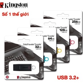 USB 3.0 128GB Kingston DataTraveler 100 -Bảo Hành 5 Năm- Hàng Chính Hãng