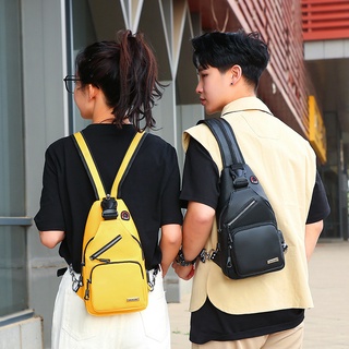 Túi da pu đeo chéo thời trang cho nam nữ