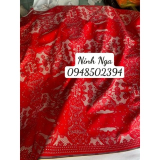 vải tex nhung hoa