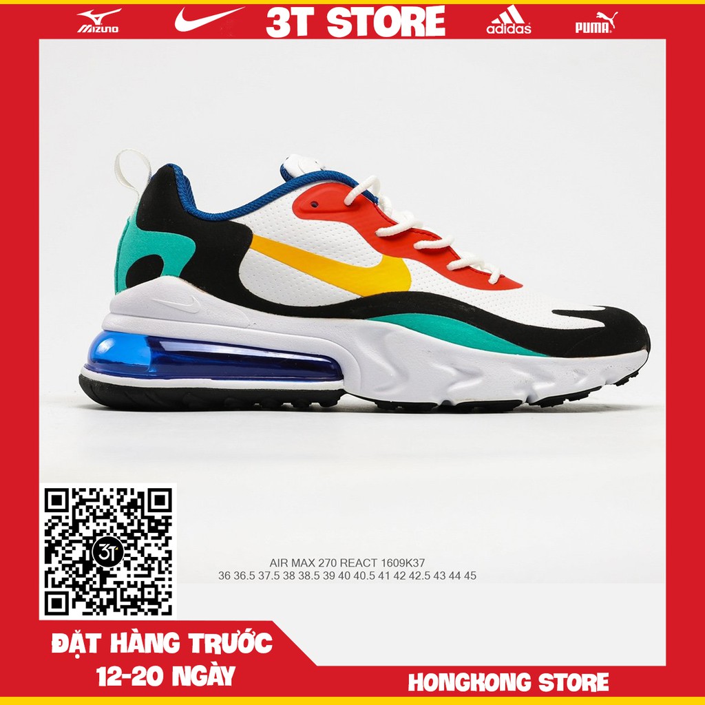 GIÀY SNEAKER MÃ SẢN PHẨM_nike Air Max 270 React NHIỀU MÀU PHONG CÁCH FULLBOX + FREESHIP KHI MUA 2 SẢN PHẨM