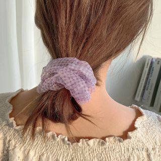 🌷CỘT TÓC SCRUNCHIE HỌA TIẾT CARO TRONG SIÊU XING🌷