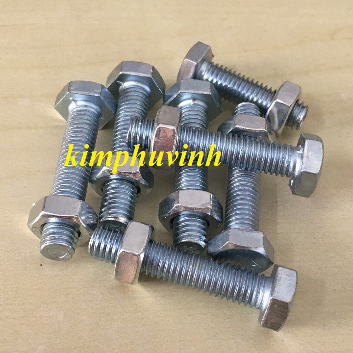 20 BỘ -  8X40mm BULONG LỤC GIÁC - BULON 8LI