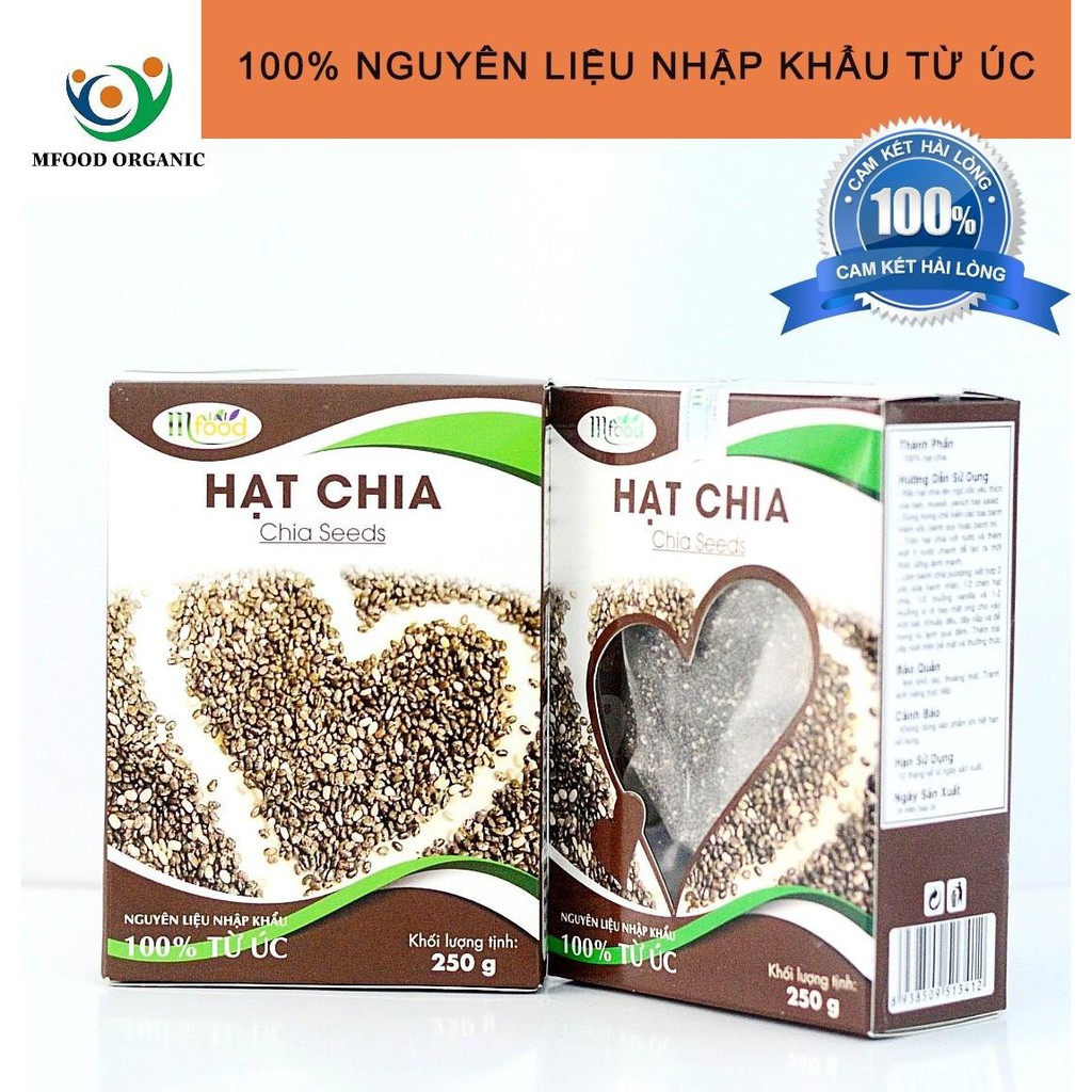 Hạt Chia Đen Black Bag Chia 250g - Thương hiệu MFOOD