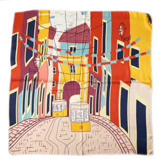 Khăn turban lụa vuông size 70x70cm - Maben