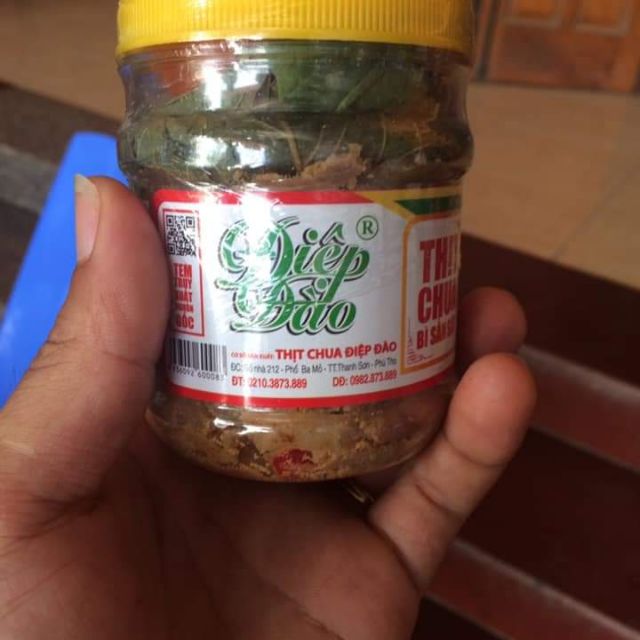 Thịt chua Điệp Đào - đặc sản Thanh Sơn, Phú Thọ