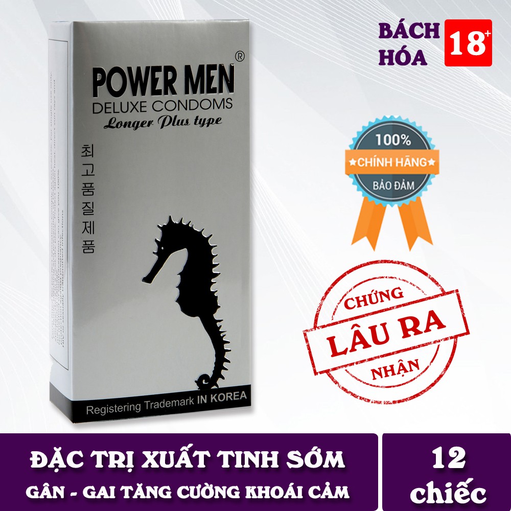 COMBO 3 HỘP BAO CAO SU POWERMEN NGỌC TRAI